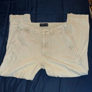Abercrombie & Fitch Light Khaki Chinos